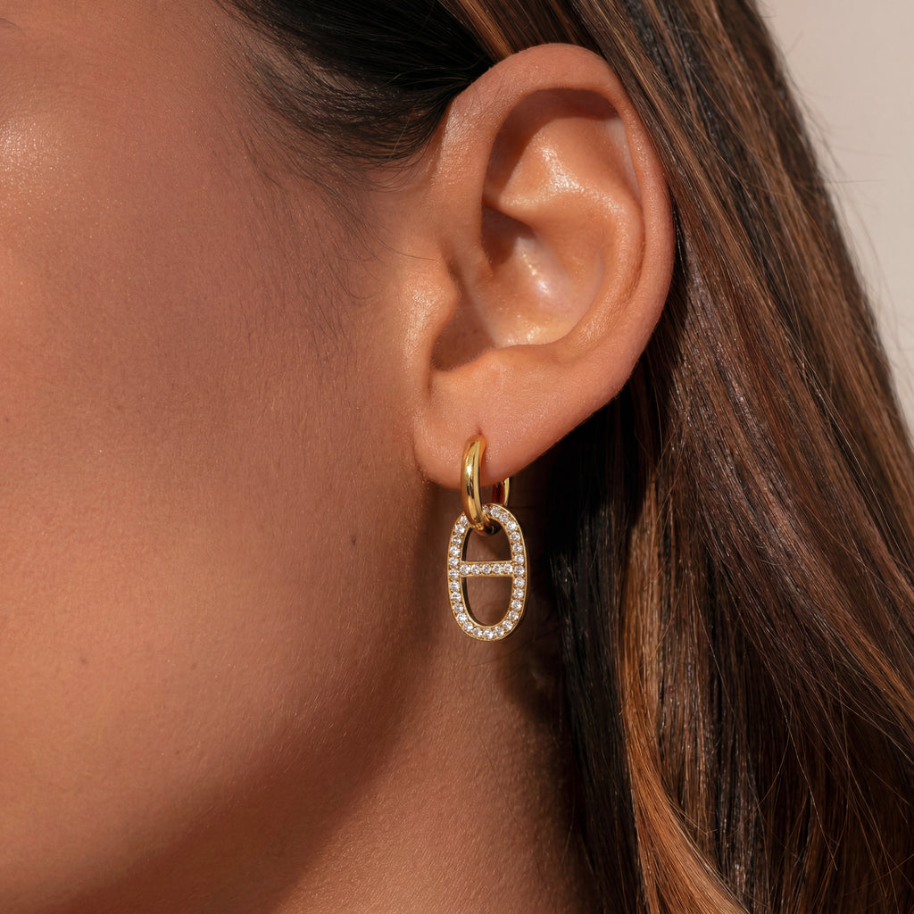 Boucles d’oreilles Halo