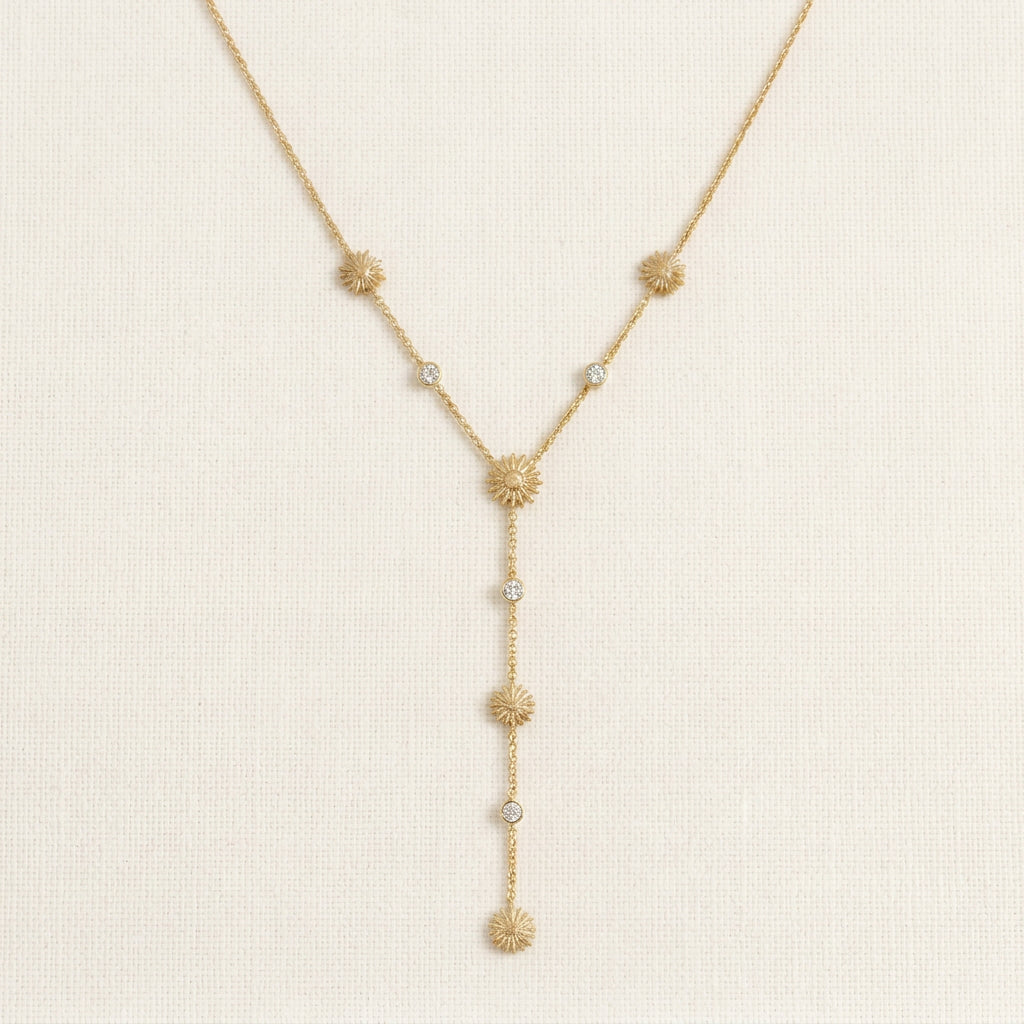 Le Solaire - Collier chaîne en Y
